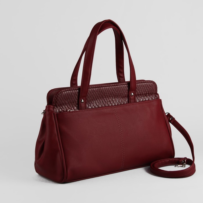 Сумка женская, цвет бордовый