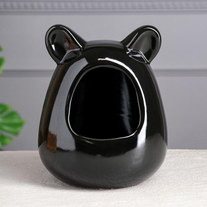 Ванна для шиншилл, цвет черный