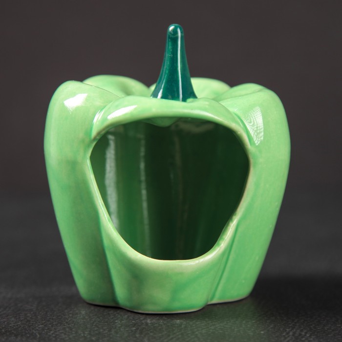 Кормушка для хомячков "Перец" цвет зеленый