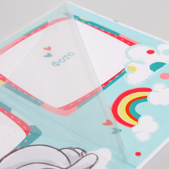 Папка для свидетельства о рождении А5 "Принцессы" с файлом для полиса