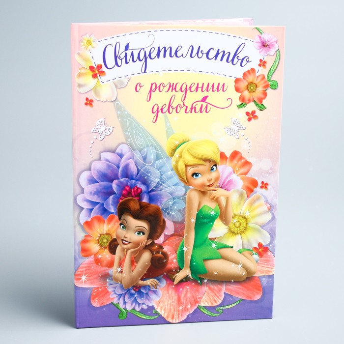 Папка для свидетельства о рождении А5 "Феи"