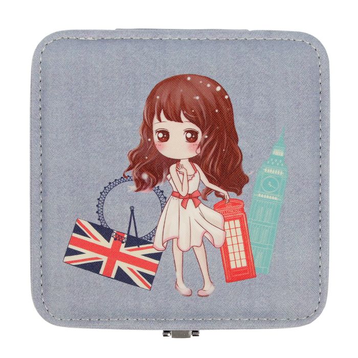 Шкатулка кожзам для украшений "Малышка. Биг-Бен" 6х16х16 см