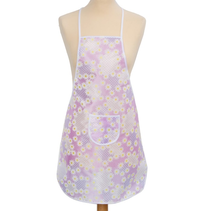 Фартук для дачи"Collorista" Пэчворк фиолетовый 50 х 70 см,100% п/э