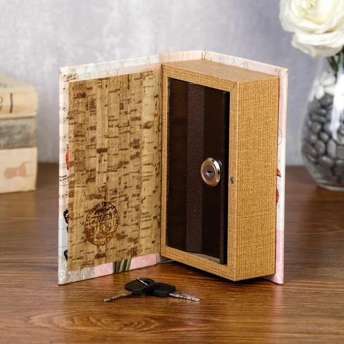 Сейф дерево книга "Лилия" 17х11х5 см