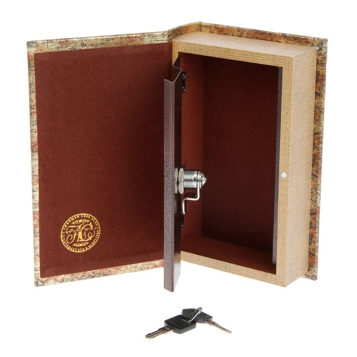 Сейф дерево книга "История" 21х13х5 см