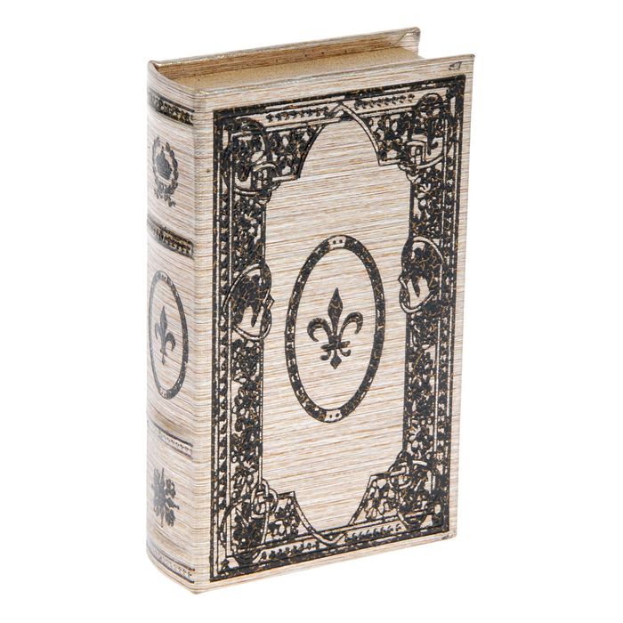Сейф-книга дерево "Королевский знак" кожзам 21х13х5 см