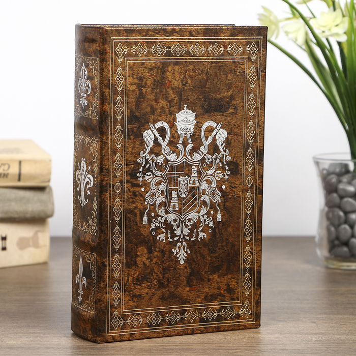 Шкатулка-книга дерево "Гербовник" 21х13х5 см