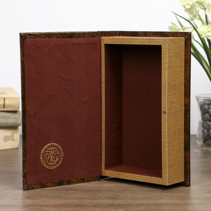 Шкатулка-книга дерево "Гербовник" 21х13х5 см