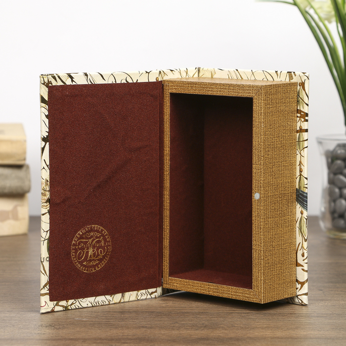 Шкатулка-книга дерево "Соловушка" 17х11х5 см