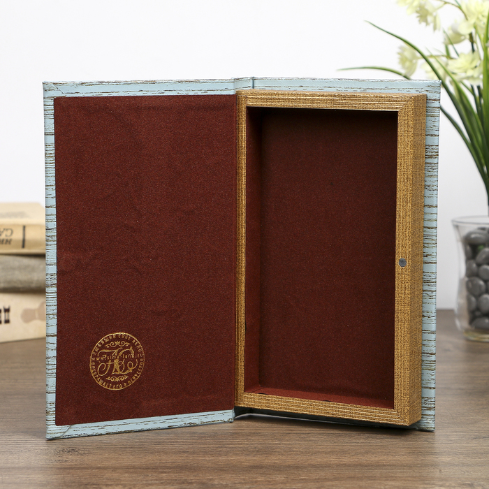 Шкатулка дерево книга Hotel Etienne 21х13х3 см