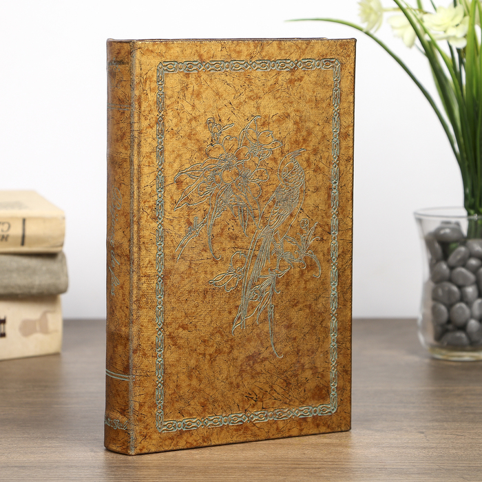 Шкатулка дерево книга "Птица" 21х14х3 см