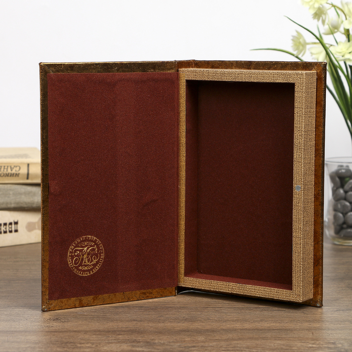 Шкатулка дерево книга "Птица" 21х14х3 см