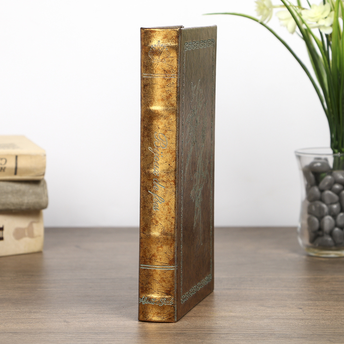 Шкатулка дерево книга "Птица" 21х14х3 см