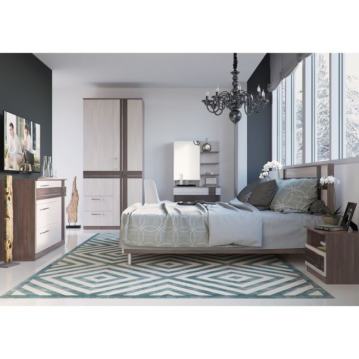 Шкаф-купе 2х дверный ПРЕЗЕНТ Бодега темый/светлый МДФ бодега темный