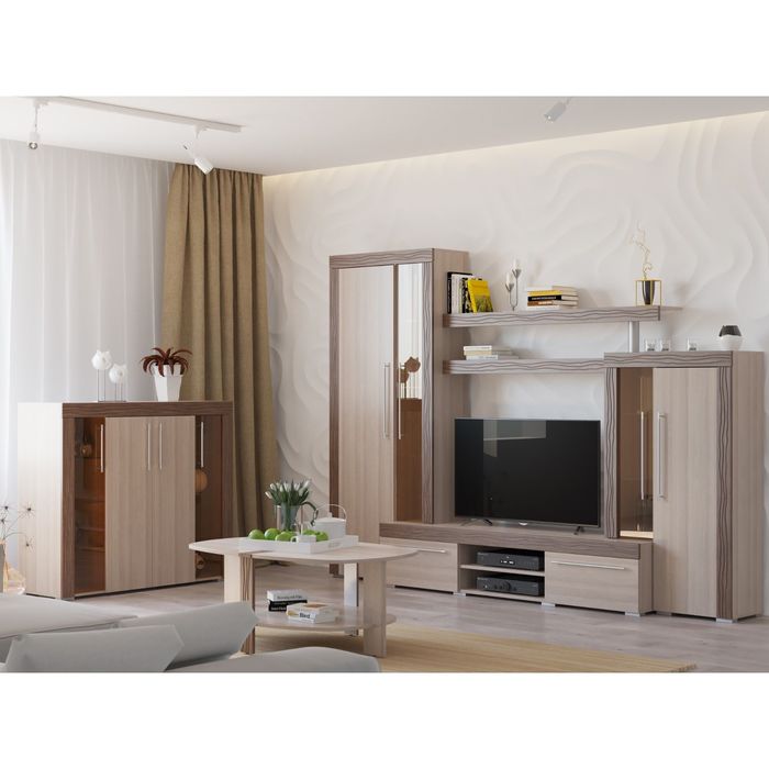 Стол журнальный ДЖОРДАН Ясень шимо светлый МДФ-ясень темный