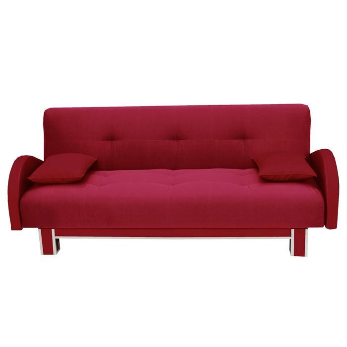 Диван-кровать Поло с подлокотниками 2120 х 970 х 860 цвет Berry