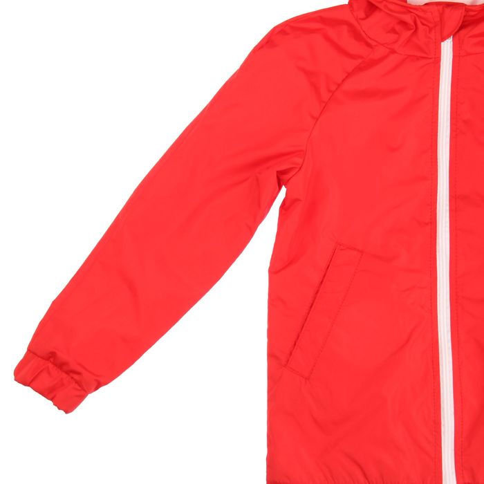 Ветровка для мальчика "ДВ" рост 110-116 см, цвет красный 1041