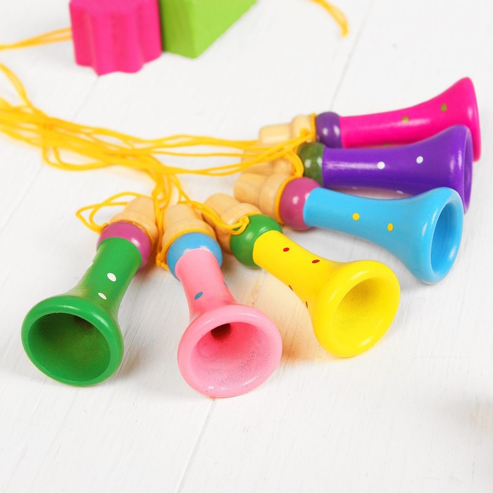 Музыкальная игрушка «Дудочка на верёвочке», цвета микс музыкальная игрушка дудочка большая цвета микс