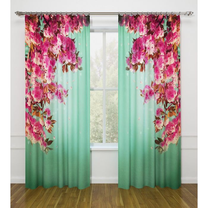 Фотошторы "Милена", ширина 145 см, высота 260 см-2 шт., габардин 07469