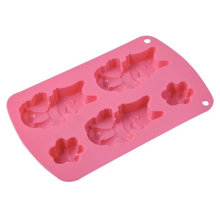 Форма для выпечки "Котята" Silicone, 21х13х2 см
