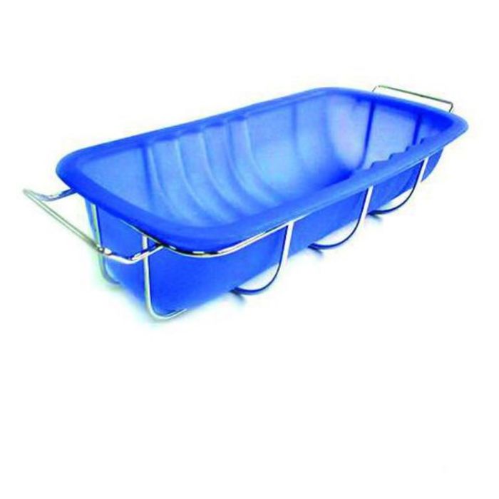 Форма для рулета прямоугольная 26,5х13,5х6,5 см с мет. подст. Silicone