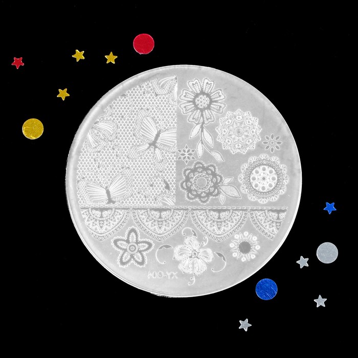 Диск для стемпинга "Мозаика", d=7см