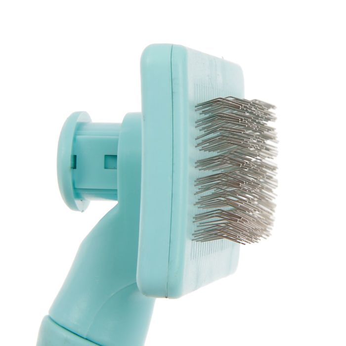 Пуходерка с очень жестким кордом, самоочищающаяся, 10 х 18 см, микс цветов