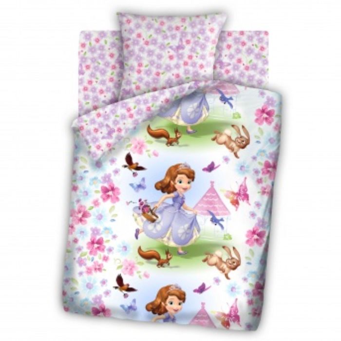 Постельное бельё 1,5сп "Наперегонки с Клевером", 143х215, 150х214, 50х70 см - 1 шт, бязь, хл100% (120 г/м)