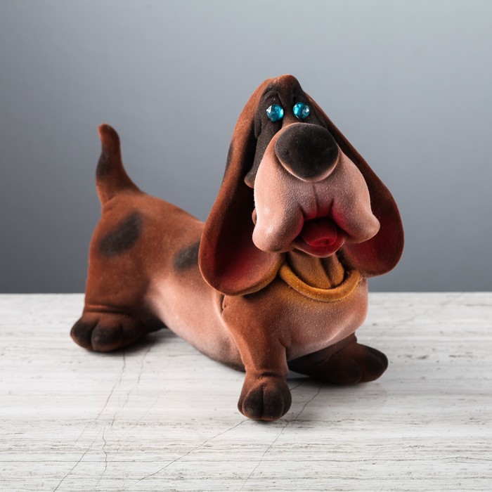 Копилка "Бассет" флок, микс