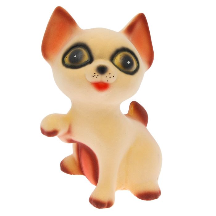 Копилка "Котик лапка" флок