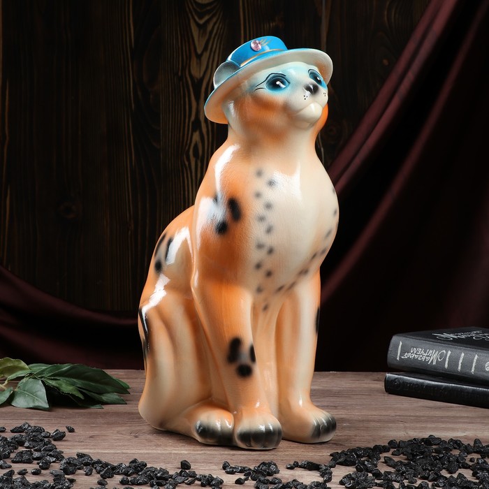 Копилка "Мадам в шляпке" глянец