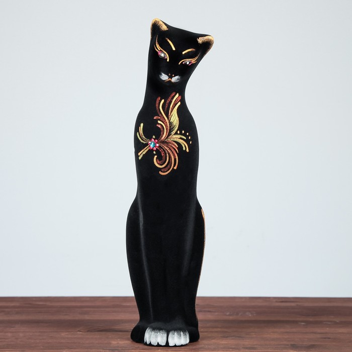 Копилка "Багира" средняя, флок, микс