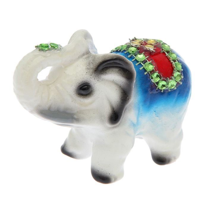 Статуэтка "Слон №2" стразы, 8х3х7 см