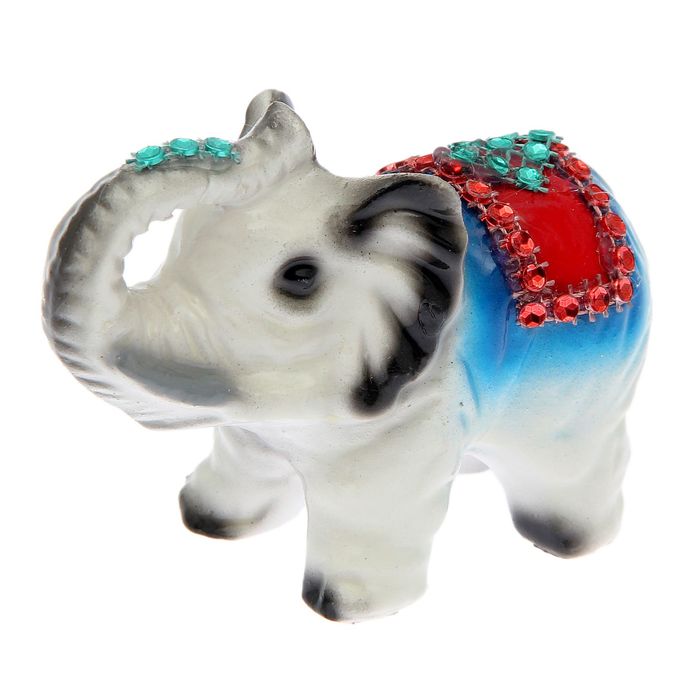 Статуэтка "Слон №3" стразы, 9х4х8 см
