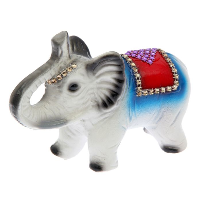 Статуэтка "Слон №6" стразы, 16х6х12 см