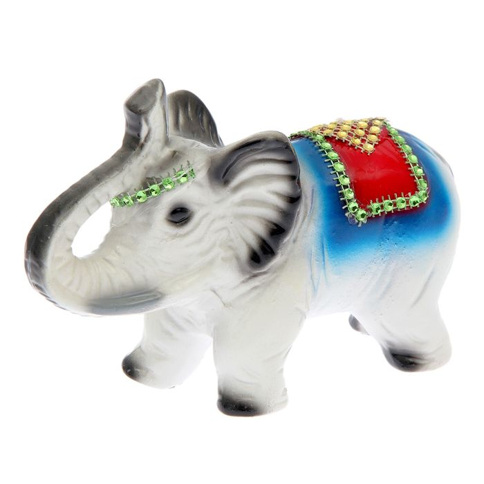 Статуэтка "Слон №6" стразы, 16х6х12 см