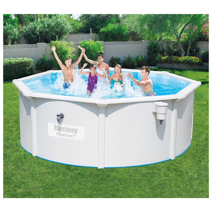 Бассейн каркасный Hydrium, 360 х 120 см, фильтр-насос, лестница, подстилка