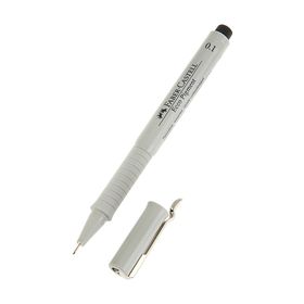 Ручка капиллярная для черчения и рисования Faber-Castell линер Ecco Pigment 0.1 мм, пигментная, чёрный от Сима-ленд