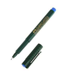Ручка капиллярная Faber-Castell FINEPEN 1511 Document (для документов и архивного хранения) 0.4 мм, синий стержень