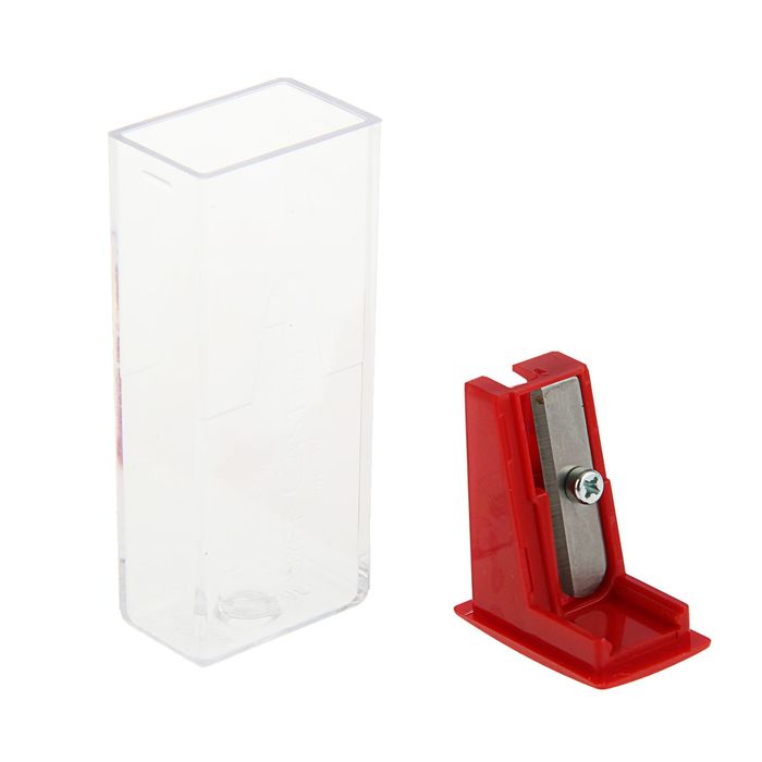 Точилка 1 отверстие с контейнером Faber-Castell 5815 микс*5 цветов, стандартные цвет