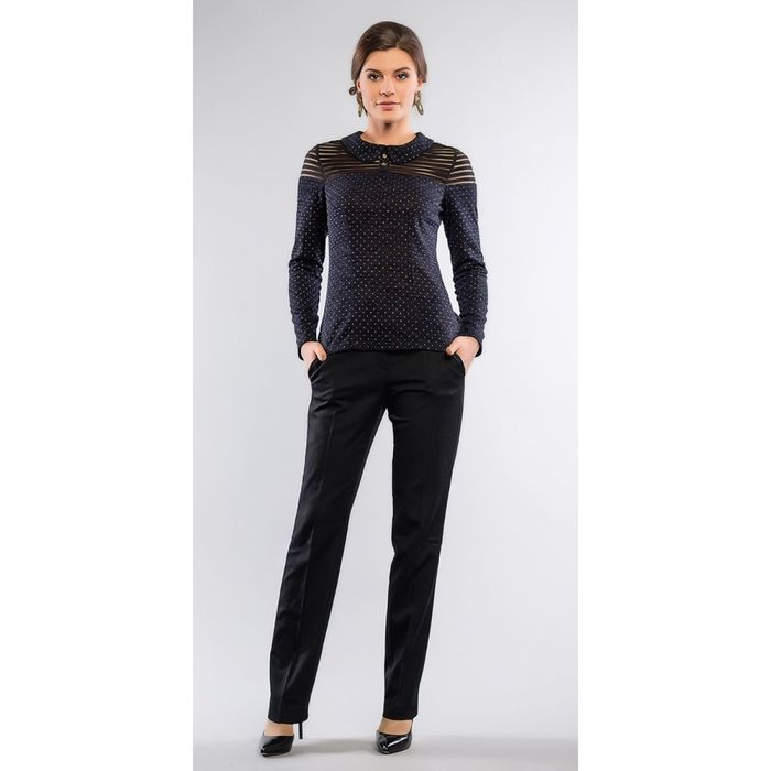 Джемпер женский, размер 44, цвет тёмно-синий 263