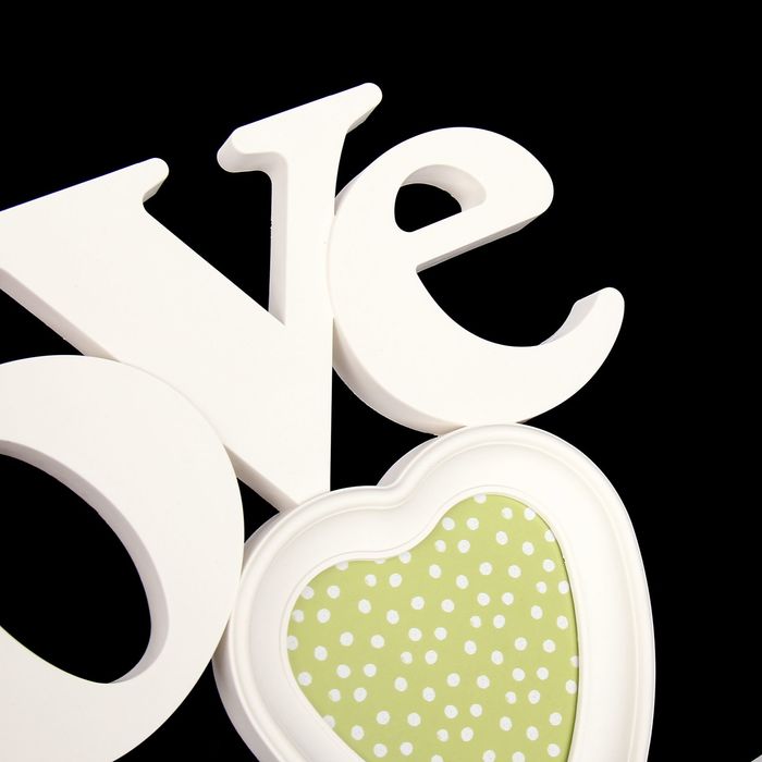 Фоторамка на 3 фото 10х10 см, 13х18 см "Отношения" белая