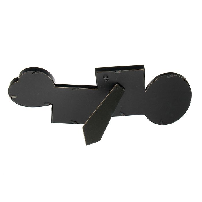 Фоторамка на 4 фото 10х15 см, 10х10 см "Геометрия" чёрная