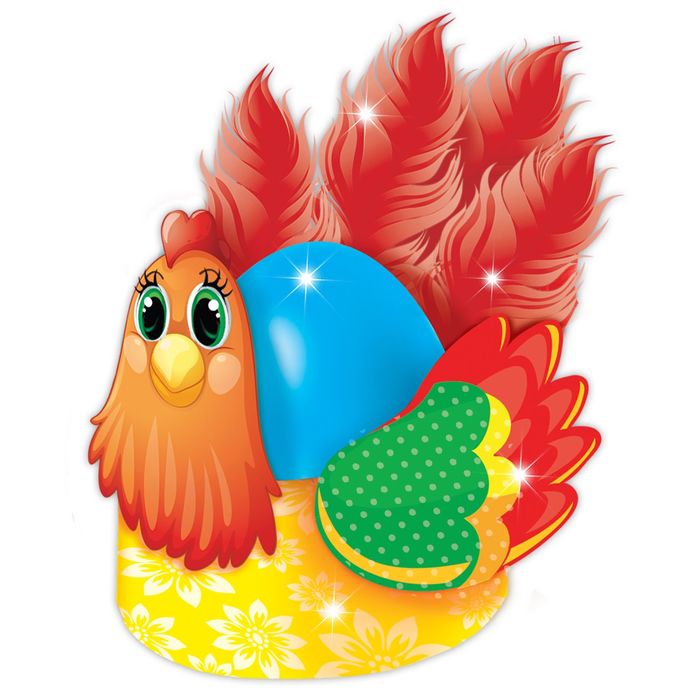 Набор для декорирования перьями "Курочка"