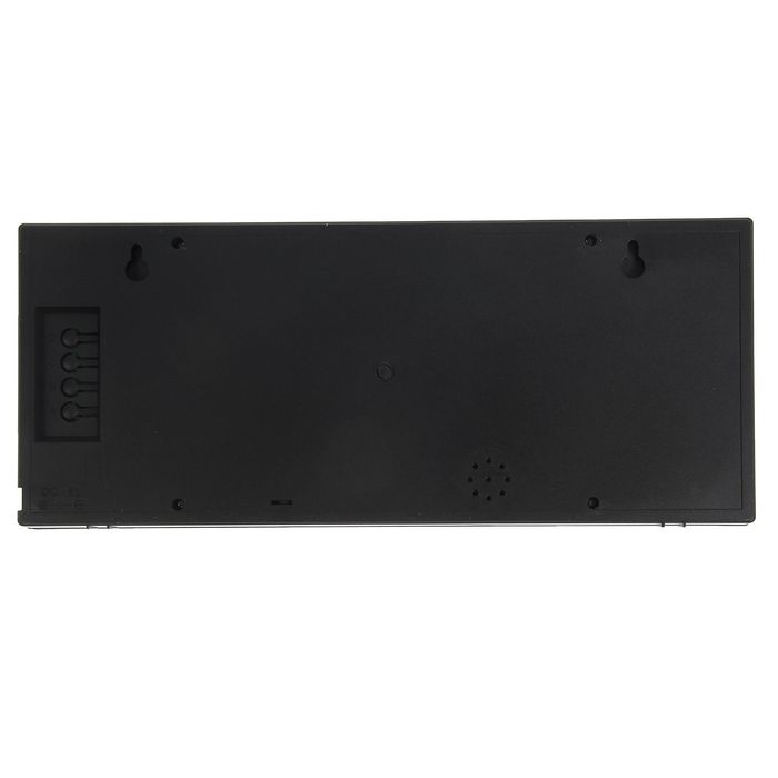 Электронные часы, t, будильник, календарь, цифры зеленые 15*36см УЦЕНКА