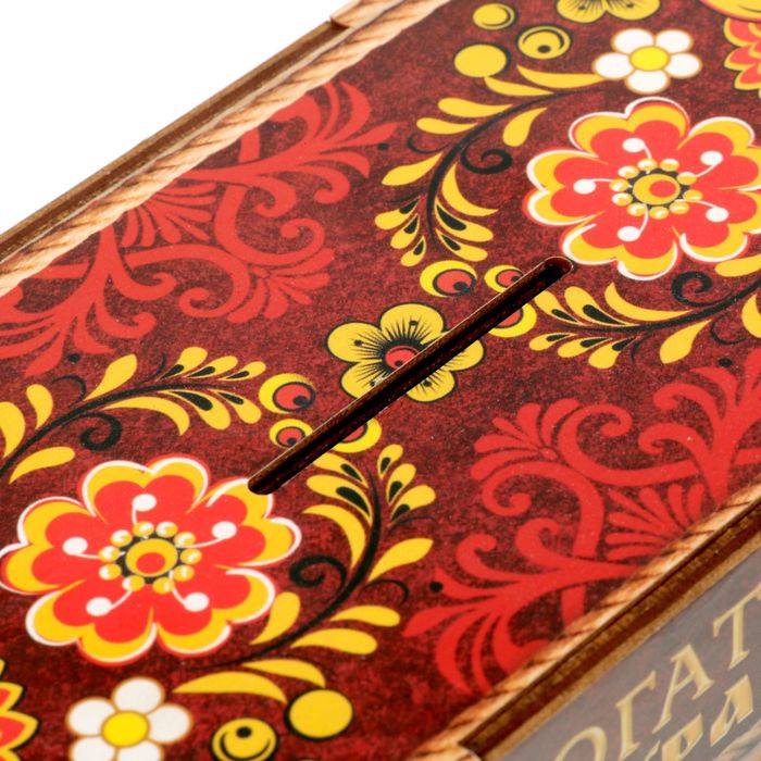 Копилка деревянная "Оберег на богатство"