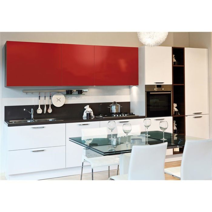 Самоклеящаяся пленка Лак красный 0,45x2 м