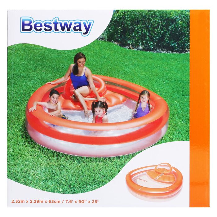 Бассейн надувной "Коралл", 232 х 229 х 63 см, от 6 лет Bestway