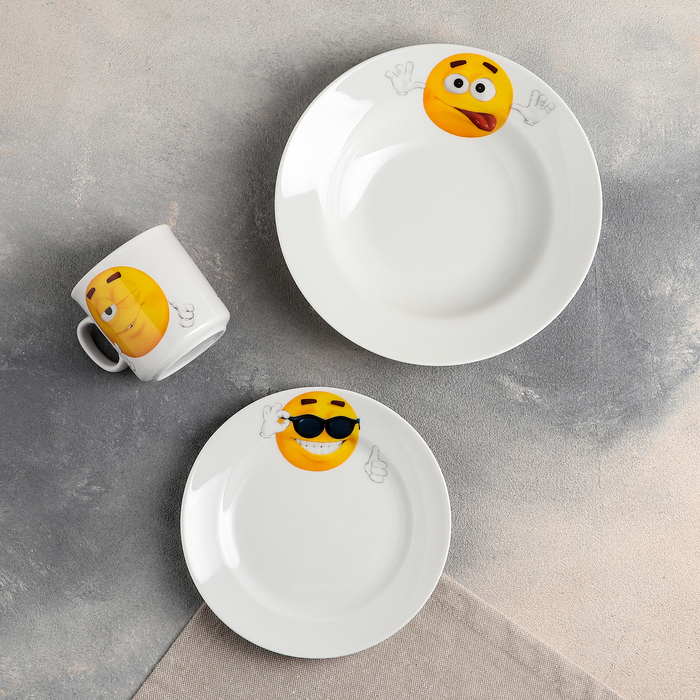 Набор посуды "Озорнички", 3 предмета