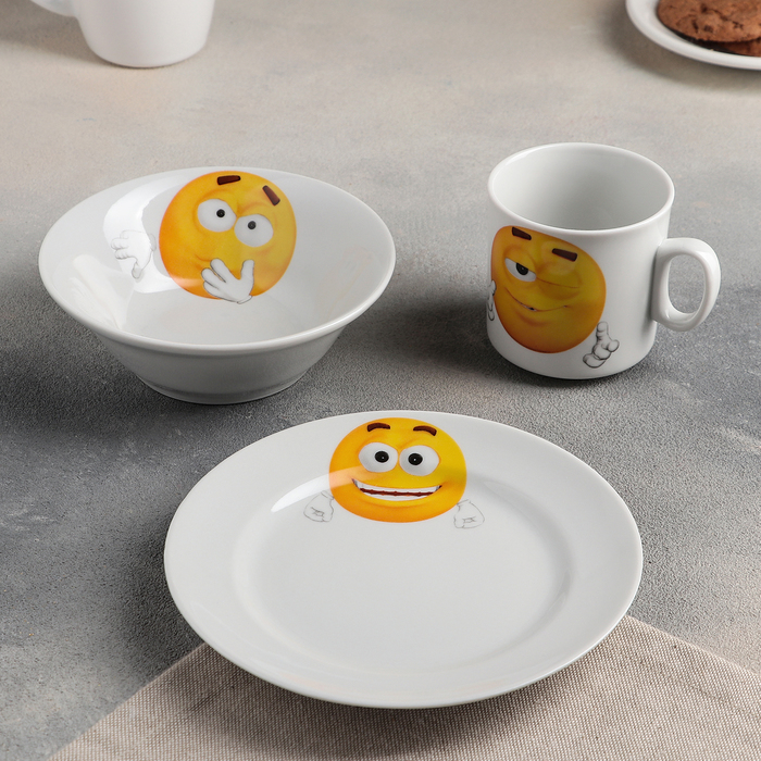 Набор посуды "Озорнички", 3 предмета